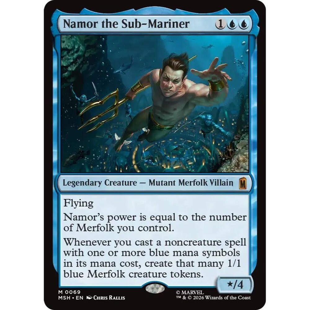 Namor the Sub-Mariner | MSH | 69 | NM/Mythic | 080-MTG-A